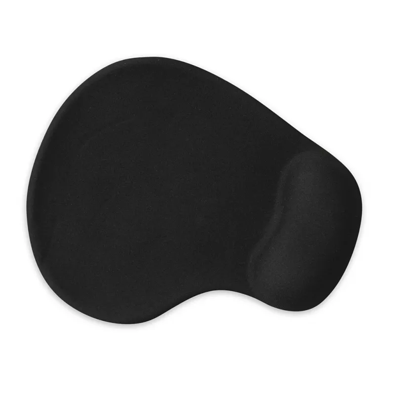 Podkładka pod mysz IB0X IMP003 z podpórką pod nadgarstek, czarna, 190×230 mm