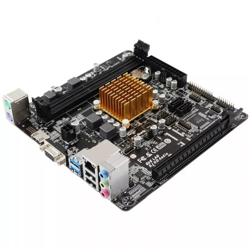 Biostar A68N-2100K - Motherboard - Mini-ITX - AMD E1 6010 - USB 3.2 Gen 1 - Gigabit LAN - Onboard-Grafik - HD Audio (8-Kanal)