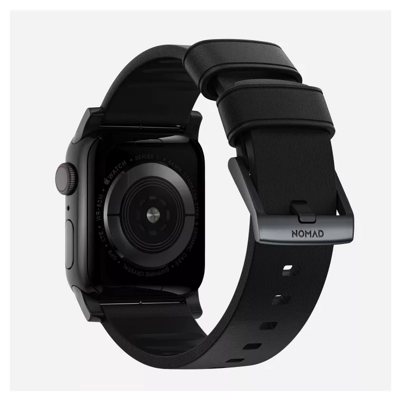 Nomad Modern Strap Blk Actv Lthr Connect Blk 42/44/45/49 ProV2