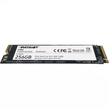 M.2 NVMe SSD PATRIOT P300 256GB — M.2 2280, odczyt 1700 MB/s, zapis 1100 MB/s