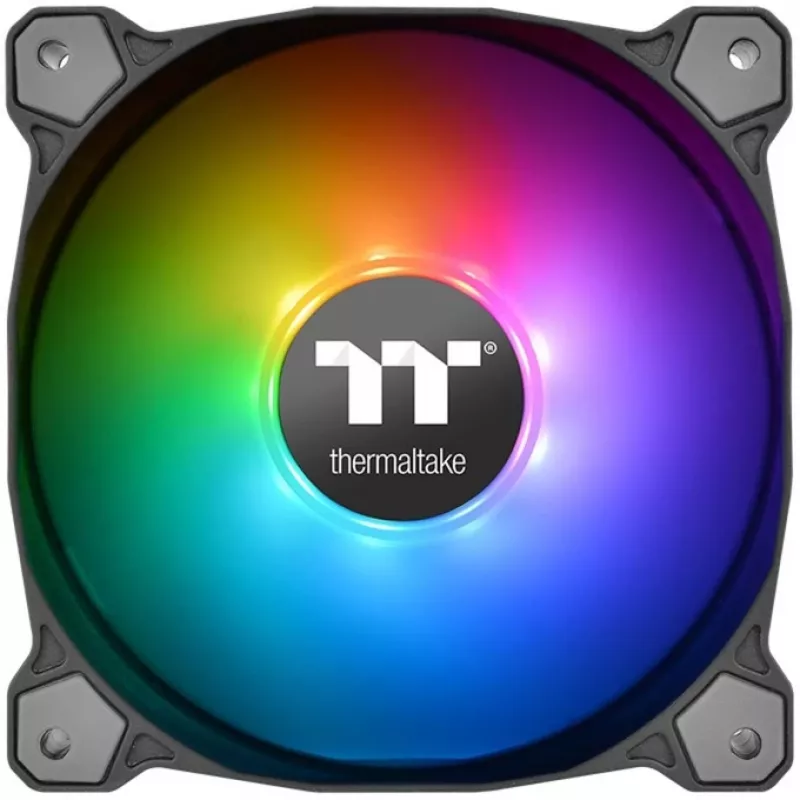Zestaw 3 wentylatorów obudowy Thermaltake Pure 12 ARGB 120mm, czarny