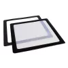 Filtr przeciwkurzowy DEMCiflex 120 mm, kwadratowy — czarny/biały