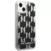 Karl Lagerfeld KLHCP14MLMNMK iPhone 14 Plus 6.7 hardcase czarny / czarny Liquid Glitter Monogram