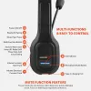 Słuchawki Bluetooth Audiocore 74452, czerwonyukcja szumów, mikrofon, call center, Google Siri, biurowe, bezprzewodowe