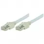 Tecline exertis Connect - Kabel krosowy - RJ-45 (M) do RJ-45 (M) - 1 m - Foiled Unshielded Twisted Pair (F/UTP) - CAT 5e - Bezhalogenowy - Szary (72701)