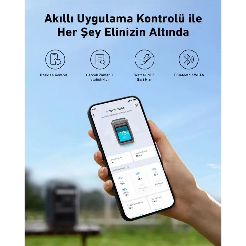 Anker SOLIX C300X przenośna stacja zasilania 7 LiFePO4 90000 mAh