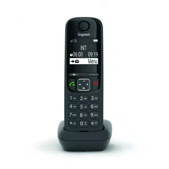 Telefon analogowy/DECT Gigaset AS690HX Słuchawka bezprzewodowa Identyfikacja numeru Czarny