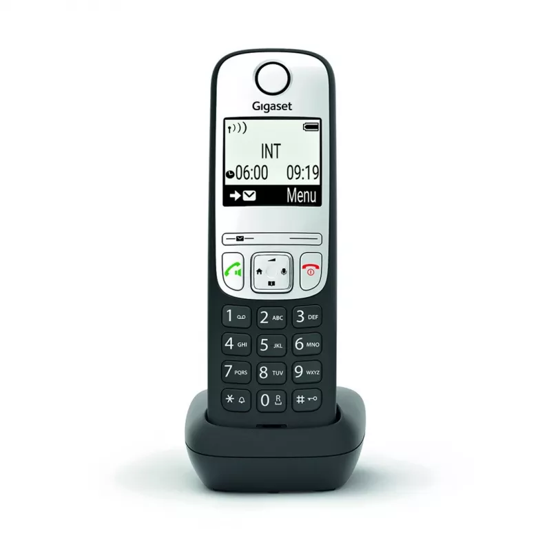 Gigaset A690HX Analogowy/DECT telefon z identyfikacją rozmówcy Czarny, Srebrny