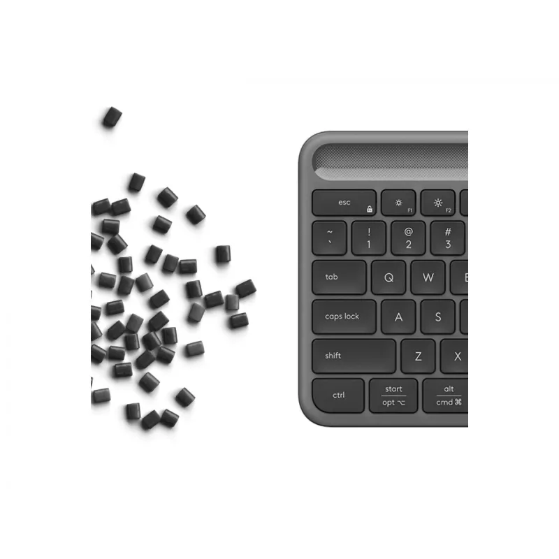 Klawiatura bezprzewodowa Logitech Signature cienki Solar+ K980, grafitowa