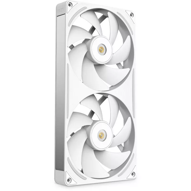 NZXT F280X RGB 140mm ARGB wentylatory do obudowy - biały, zestaw 2 szt.