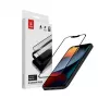 Hartowane szkło ochronne Crong do iPhone’a 16e / 14 / 13 / 13 Pro — pełne pokrycie 3D