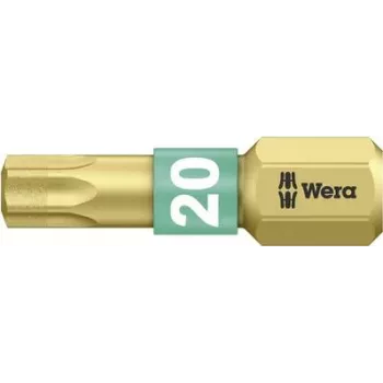 Końcówka Torx Wera T20, 6,3 mm 1/4 cala sześciokątna, DIN 3126-C