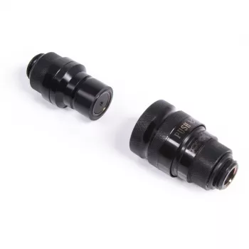 Eiszapfen Schnellverschlusskupplungsset G1/4 AG - Deep Black (schwarz (matt))