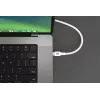 HYPER HyperJuice 240W Silikonowy Kabel USB-C na USB-C (0,9 m/1 m) - Biały
