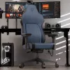 Fotel gamingowy Thunder X3 TEGC-2071101.B1 — ergonomiczny, nowoczesny niebieski, regulowana wysokość i pochylenie