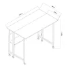 Mobilne biurko Maclean białe MC-126W 50kg