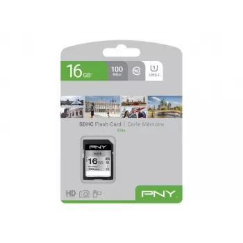 Pamięć Flash PNY 16 GB SDHC UHS-I Klasa 10 P-SD16GU1100EL-GE