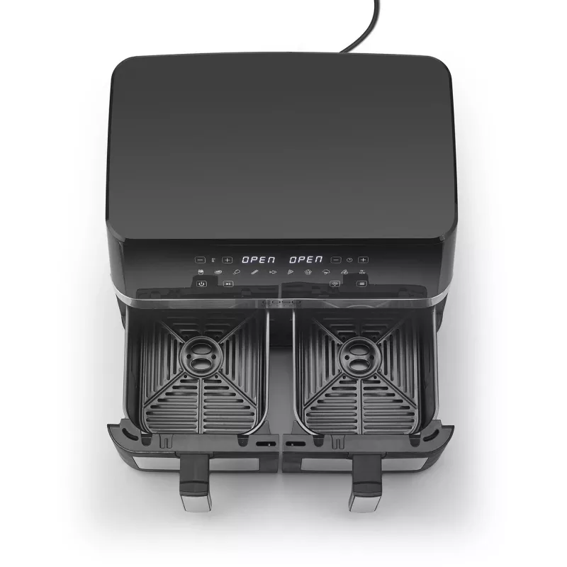 Frytkownica powietrzna Caso DuoChef | Moc 2200 W | Pojemność 14 L | Czarny