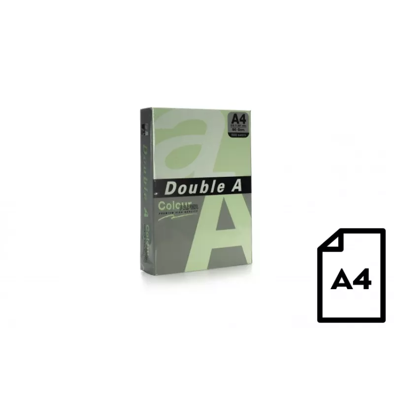 Kolorowy papier Double A, 80g, A4, 500 arkuszy, Lagoon