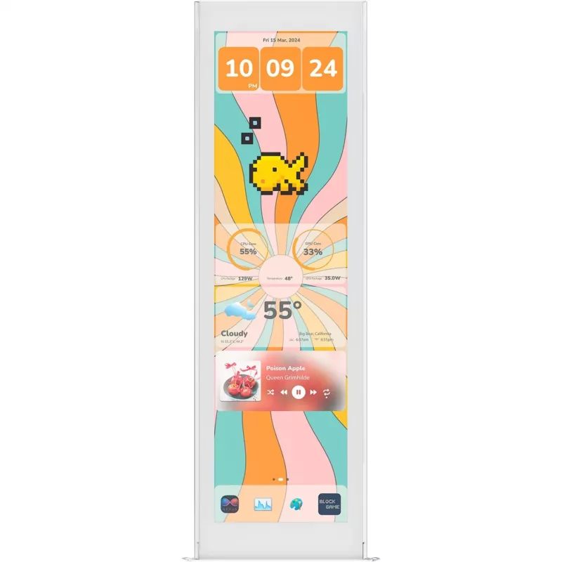 Y70 Touch Display Upgrade Snow Biały (36,8 cm (14,5 cala), biały, 14,5-calowy ekran dotykowy)