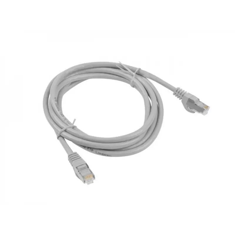 Kabel sieciowy LANBERG Cat6 RJ-45 do RJ-45 2 m F/UTP, przewód CCA, szary