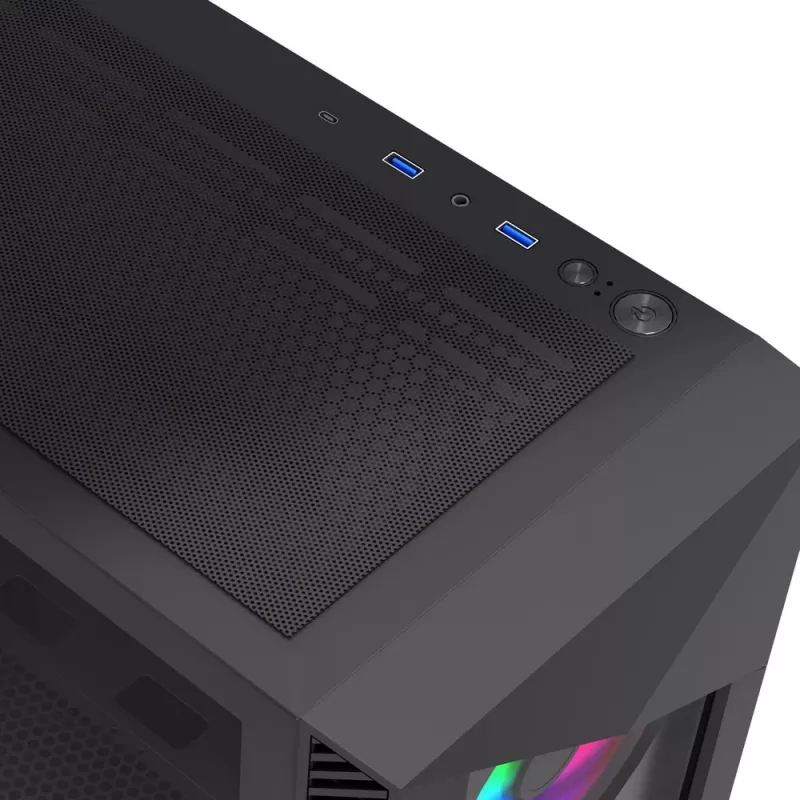 Gembird CCC-FC-900ARGB Obudowa gamingowa Fornax 900, ATX, czarna