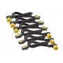 APC Power Cord Kit (6 szt.), blokowany, C13 do C14 (kąt 90°), 1,2 m