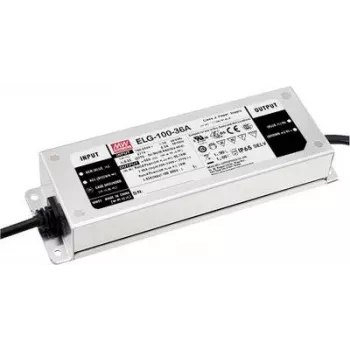 Sterownik LED Mean Well ELG-100-24-3Y, 100W, 24V DC, 4A, AC 100–305V, IP20, 63×199×35,5 mm