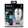 Bezprzewodowa mysz gamingowa DEFENDER MM-282 RF — symetryczna, optyczna 1800 DPI, 5 przycisków, USB, zasilana bateriami