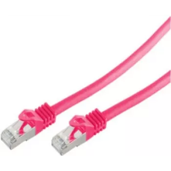 Kabel sieciowy ShiverPeaks BS75513-M różowy 3m Cat7 S/FTP