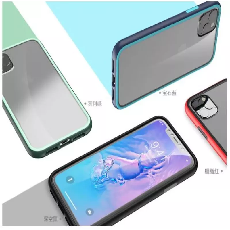 Etui COMMA Joy do iPhone 11 Pro — antyszokowe, niebieskie