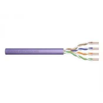 DIGITUS Professional - Kabel krosowy - RJ-45 (M) do RJ-45 (M) - 1,0 m - UTP - CAT 6e - Ekranowany, z osłoną zatrzasku - Żółty (DK-1612-010/Y)