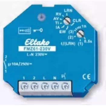 Elektryczny przekaźnik Eltako FMZ61-230V niebieski biały