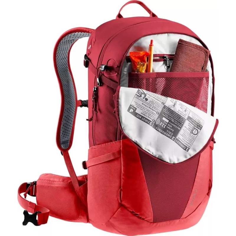 Deuter Futura 27 Damski plecak turystyczny Czerwony