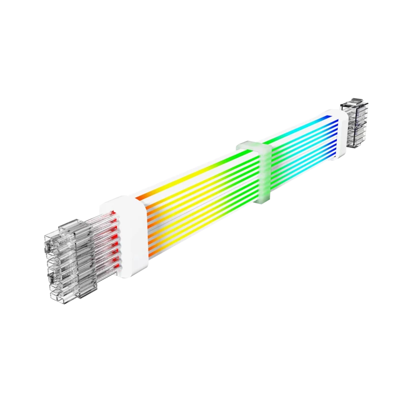 Gamemax | Przedłużacz zasilacza | VGA/CPU 2x8PIN-B | Biały