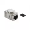 Moduł keystone do panelu krosowego DELOCK RJ45 Cat.6A z nakręcaną osłoną zabezpieczającą, niebieski