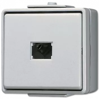 Przycisk Jung 631W — biała obudowa z duroplastu, 250 V AC