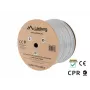 Kabel sieciowy LANBERG LCUF6L-11CU-0305-S U/FTP Cat6a na bębnie, 305 m, 23 AWG, 500 MHz, szary