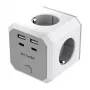 BlitzWolf BW-EC2 8-w-1 Kostka Zasilająca (4xAC / 2 x USB-A / 2 x USB-C)