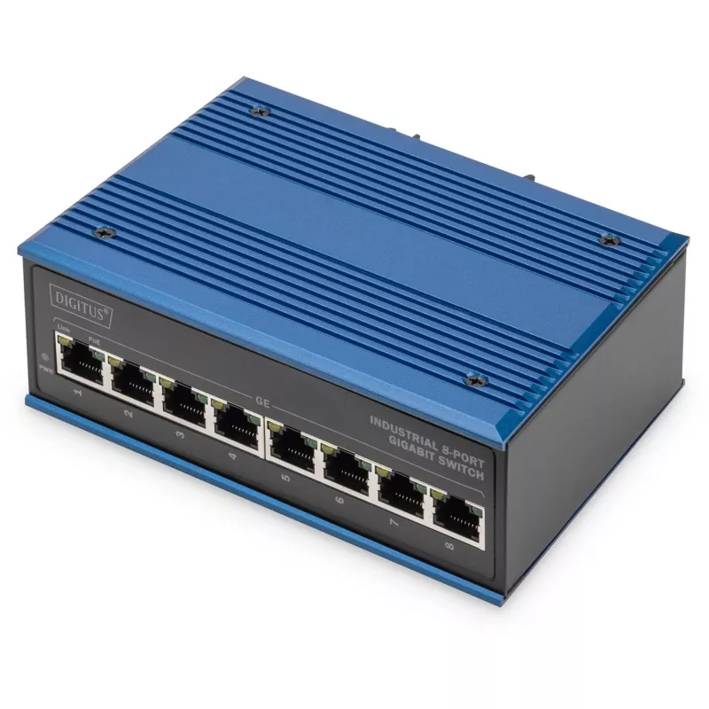 Niezarządzalny przełącznik Digitus DN-651121 8 portów Gigabit Ethernet PoE