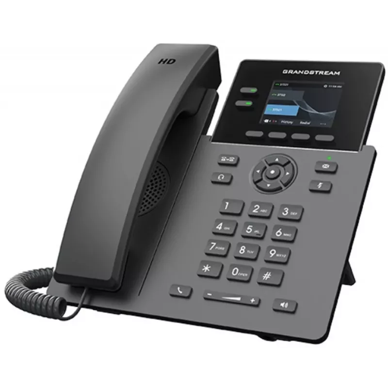 Telefon IP Grandstream GRP2610 2-liniowy audio HD, telefon VoIP klasy operatorskiej