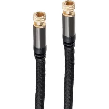 shiverpeaks BS20-55025 Kabel koncentryczny 1 m F Czarny (BS20-55025)