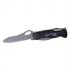 Scyzoryk AZYMUT HK20018 — pełnowymiarowy multitool, 9 narzędzi, stal nierdzewna 420J2/3CR13, złożony 11 cm, 146 g, skórzany futerał, brelok