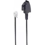 telephone kabel ShiverPeaks BS70000-3 3 m Czarny TAE F RJ-11