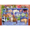 Puzzle Ravensburger Feel Well & Puzzle Koty na półce — 200 elementów