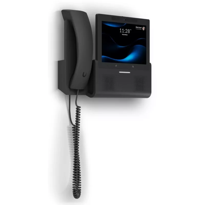 Telefon IP UBIQUITI G3 Touch Wall — wyświetlacz 7 cali 1280×800, 32 GB pamięci, aparat 5 MP, Gigabit Ethernet, Wi‑Fi (802.11a/b/g/n/ac), czarny