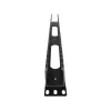 Organizer naścienny Alantec PK008 do kabli 1U czarny metal/tworzywo