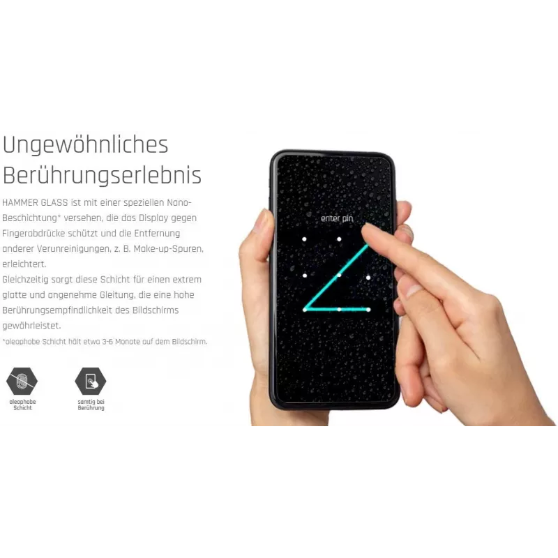 Szkło hartowane ochronne na ekran MYPHONE Hammer Energy 2 o twardości 9H i właściwościach zapobiegających zarysowaniom
