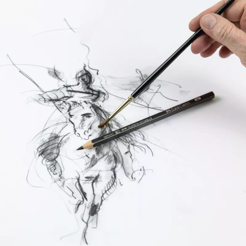 Graffitowy ołówek Faber-Castell 117897 wielotwardościowy 6 szt.