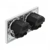 Gniazdko ścienne DeLOCK 2-krotne z 4 portami USB 2 x 2,8 A